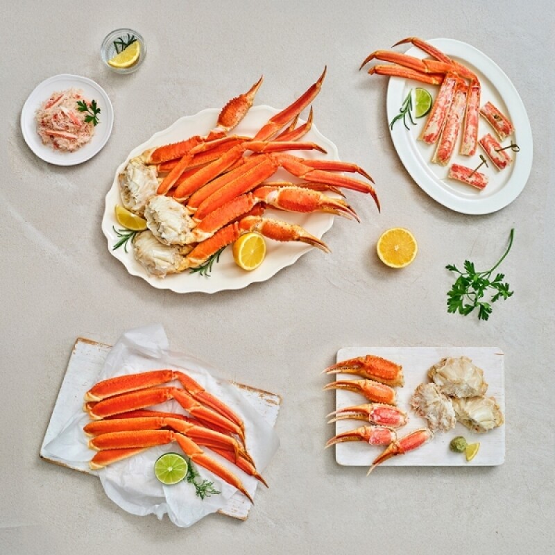 크랩이츠, 러시아대게, 자숙대게, 스노우크랩, 킹크랩, 섹션대게, 대게선어, 라이브대게, 활대게, 대게, 박달대게
